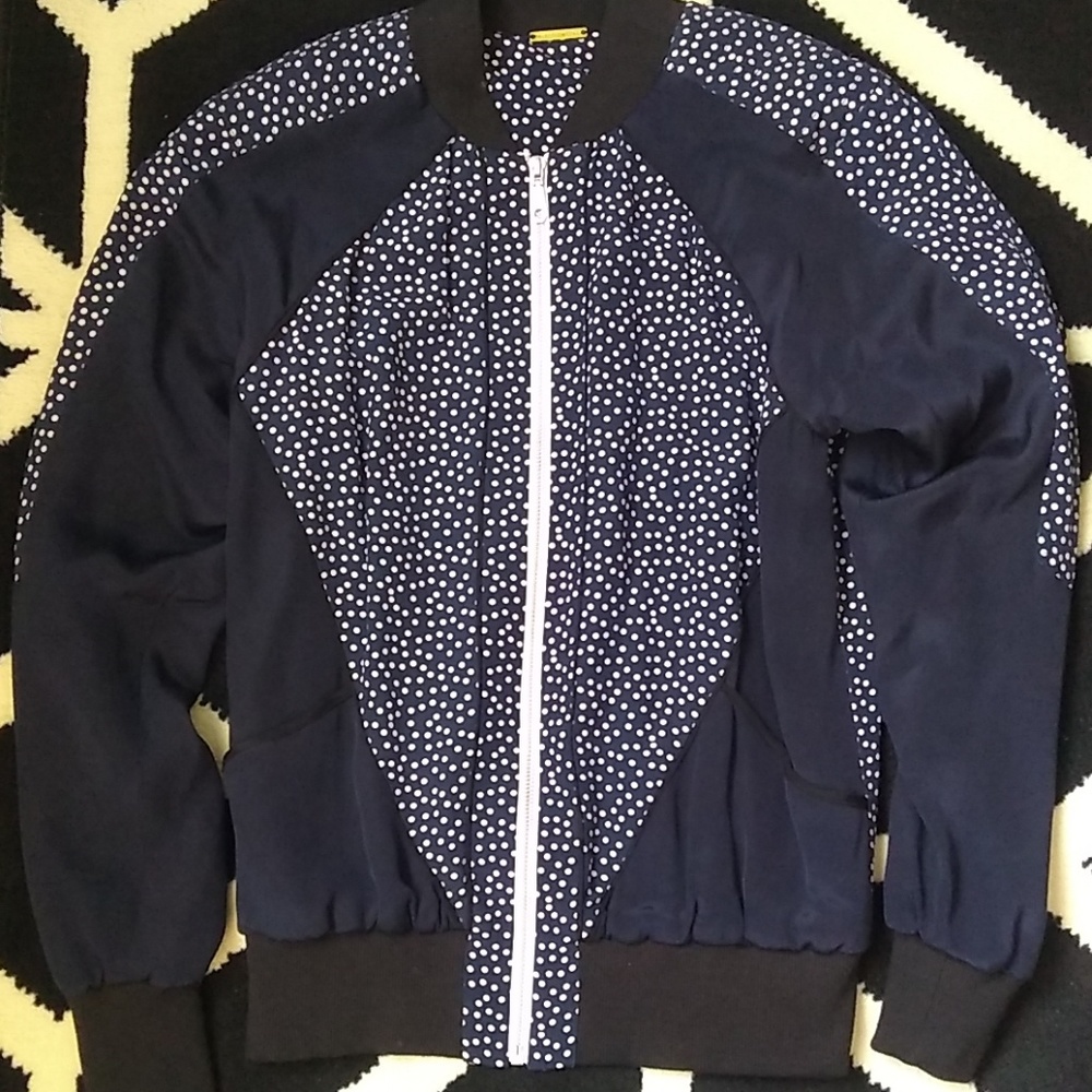 Rebecca Minkoff silk bomber jacket